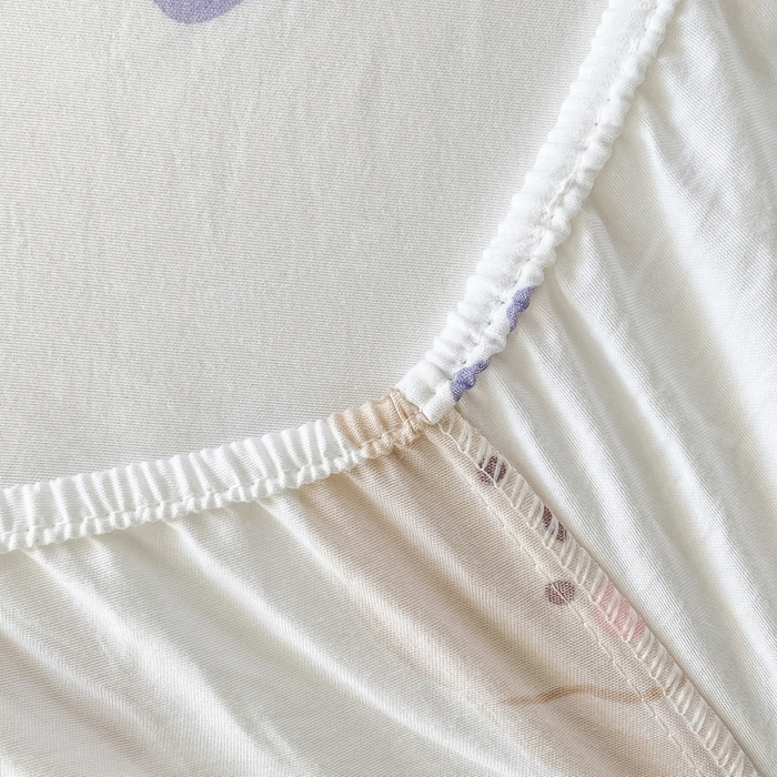 91家纺网 家纺一手货源 找家纺 一电 2025新款跨境电商外贸四季卡通床笠单件床罩床垫套防滑套宿舍儿童床单定制-第六批 晚安