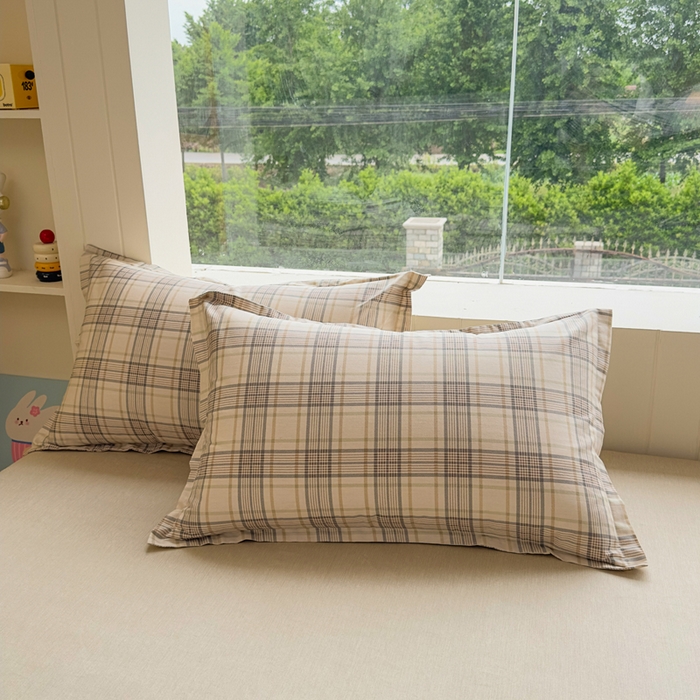 91家纺网 家纺一手货源 找家纺 鑫宇 2025新款全棉纯棉13372小清新印花四件套 美拉德