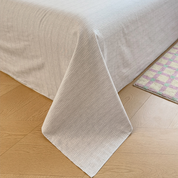 91家纺网 家纺一手货源 找家纺 鑫宇 2025新款全棉纯棉13372小清新印花四件套 迷人线条