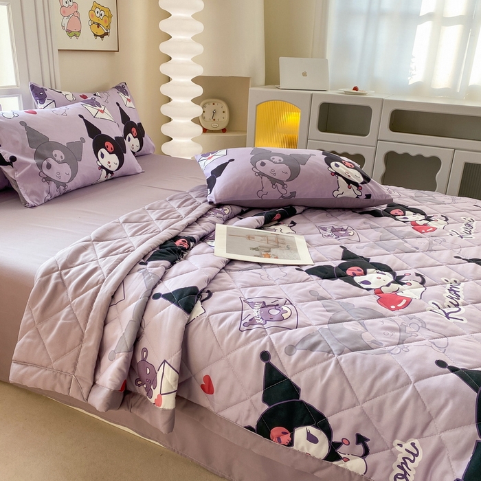91家纺网 家纺一手货源 找家纺 （总）一电 2025新款卡通可爱磨毛春夏新品夏凉被子家纺床品儿童幼儿园磨毛夏被