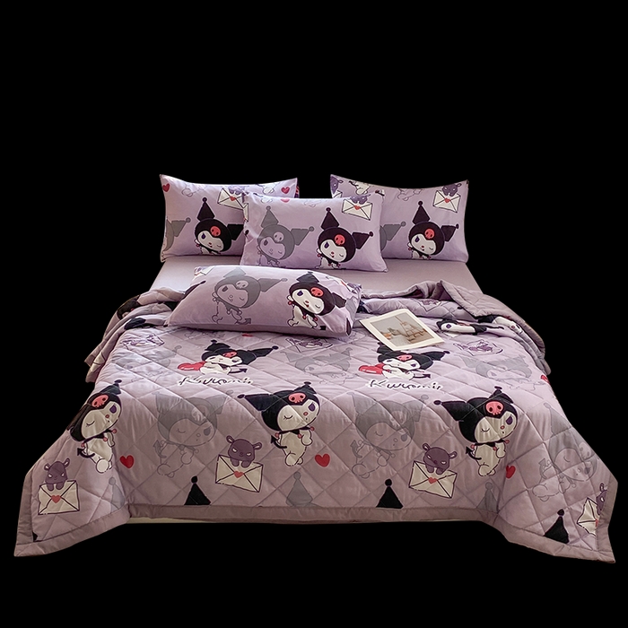 91家纺网 家纺一手货源 找家纺 （总）一电 2025新款卡通可爱磨毛春夏新品夏凉被子家纺床品儿童幼儿园磨毛夏被