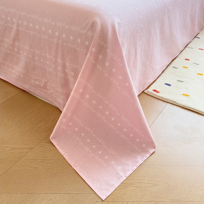 91家纺网 家纺一手货源 找家纺 鑫宇 2025新款全棉纯棉13372小清新印花四件套 南瓜派对