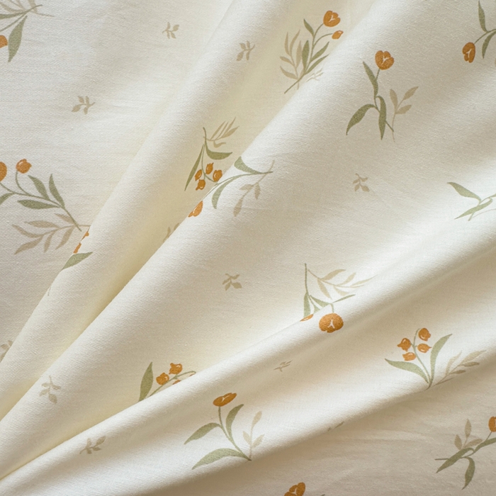 91家纺网 家纺一手货源 找家纺 鑫宇 2025新款全棉纯棉13372小清新印花四件套 浅浅花样