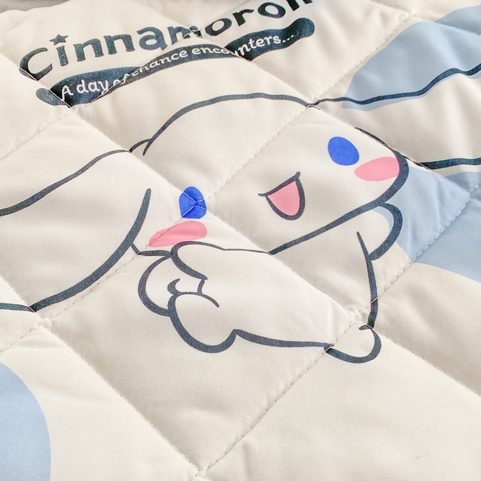 91家纺网 家纺一手货源 找家纺 一电 2025新款卡通可爱磨毛春夏新品夏凉被子家纺床品儿童幼儿园磨毛夏被 圈圈玉桂狗