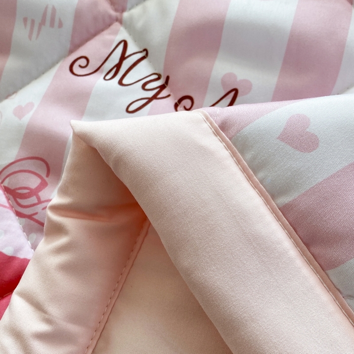 91家纺网 家纺一手货源 找家纺 一电 2025新款卡通可爱磨毛春夏新品夏凉被子家纺床品儿童幼儿园磨毛夏被 田园美乐蒂