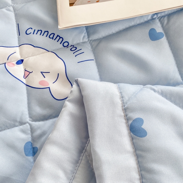 91家纺网 家纺一手货源 找家纺 一电 2025新款卡通可爱磨毛春夏新品夏凉被子家纺床品儿童幼儿园磨毛夏被 星空玉桂狗