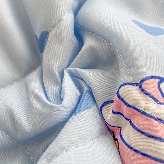 91家纺网 家纺一手货源 找家纺 一电 2025新款卡通可爱磨毛春夏新品夏凉被子家纺床品儿童幼儿园磨毛夏被 星空玉桂狗