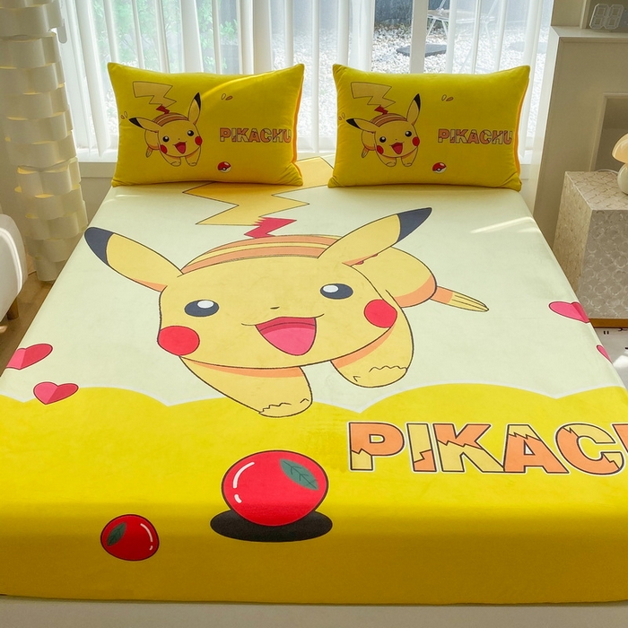 91家纺网 家纺一手货源 找家纺 （总）一电 2025新款跨境电商床笠冬天德芙绒床笠单件加绒加厚绒床罩儿童学生宿舍床垫套床笠罩