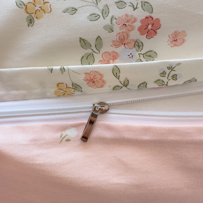 91家纺网 家纺一手货源 找家纺 鑫宇 2025新款全棉纯棉13372小清新印花四件套 素寻