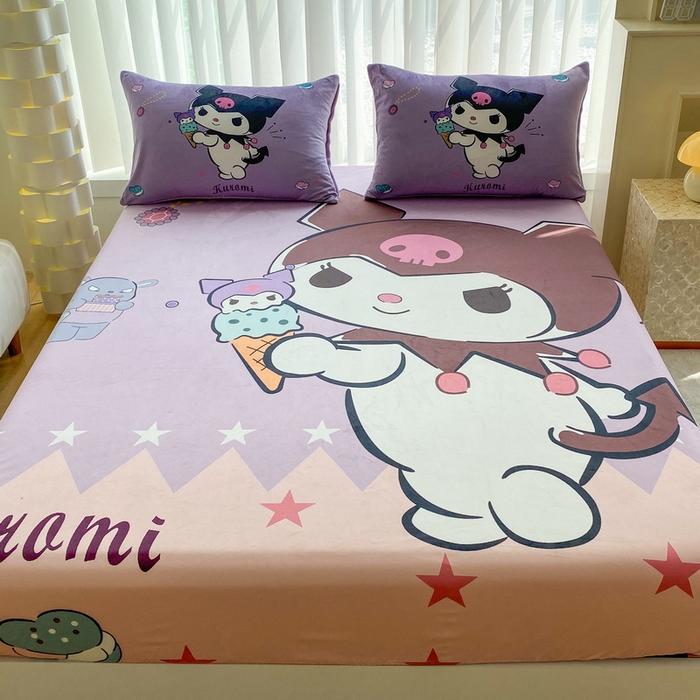 91家纺网 家纺一手货源 找家纺 （总）一电 2025新款跨境电商床笠冬天德芙绒床笠单件加绒加厚绒床罩儿童学生宿舍床垫套床笠罩