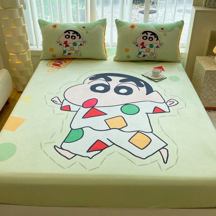 91家纺网 家纺一手货源 找家纺 一电 2025新款跨境电商床笠冬天德芙绒床笠单件加绒加厚绒床罩儿童学生宿舍床垫套床笠罩 小新