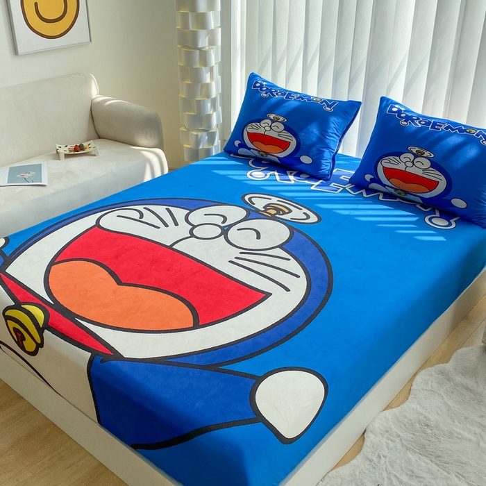 91家纺网 家纺一手货源 找家纺 一电 2025新款跨境电商床笠冬天德芙绒床笠单件加绒加厚绒床罩儿童学生宿舍床垫套床笠罩 叮当快跑