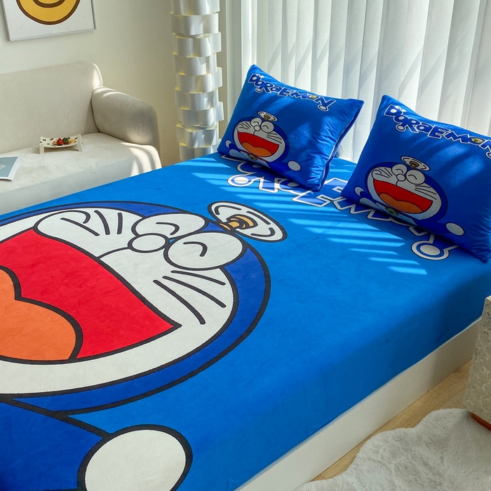 91家纺网 家纺一手货源 找家纺 一电 2025新款跨境电商床笠冬天德芙绒床笠单件加绒加厚绒床罩儿童学生宿舍床垫套床笠罩 叮当快跑