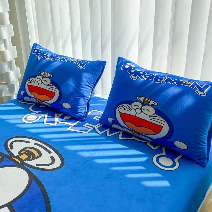 91家纺网 家纺一手货源 找家纺 一电 2025新款跨境电商床笠冬天德芙绒床笠单件加绒加厚绒床罩儿童学生宿舍床垫套床笠罩 叮当快跑