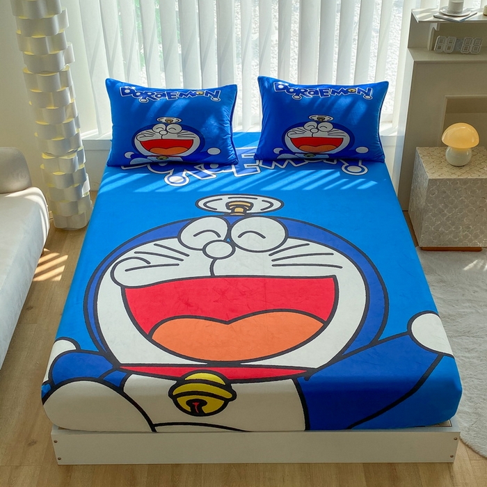 91家纺网 家纺一手货源 找家纺 一电 2025新款跨境电商床笠冬天德芙绒床笠单件加绒加厚绒床罩儿童学生宿舍床垫套床笠罩 叮当快跑