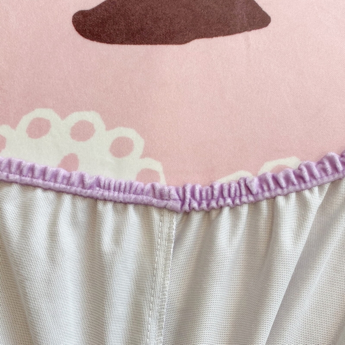 91家纺网 家纺一手货源 找家纺 一电 2025新款跨境电商床笠冬天德芙绒床笠单件加绒加厚绒床罩儿童学生宿舍床垫套床笠罩 公主库洛米