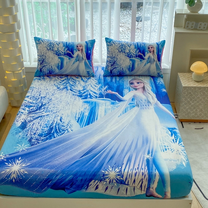 91家纺网 家纺一手货源 找家纺 一电 2025新款跨境电商床笠冬天德芙绒床笠单件加绒加厚绒床罩儿童学生宿舍床垫套床笠罩 皇后