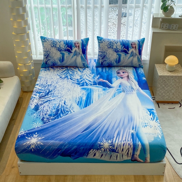 91家纺网 家纺一手货源 找家纺 一电 2025新款跨境电商床笠冬天德芙绒床笠单件加绒加厚绒床罩儿童学生宿舍床垫套床笠罩 皇后