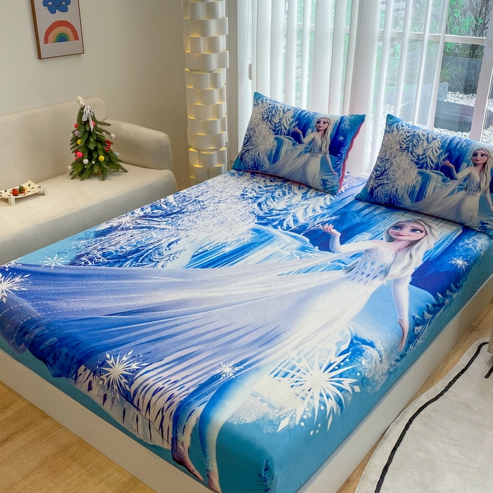 91家纺网 家纺一手货源 找家纺 一电 2025新款跨境电商床笠冬天德芙绒床笠单件加绒加厚绒床罩儿童学生宿舍床垫套床笠罩 皇后