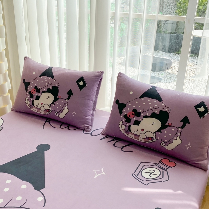 91家纺网 家纺一手货源 找家纺 一电 2025新款跨境电商床笠冬天德芙绒床笠单件加绒加厚绒床罩儿童学生宿舍床垫套床笠罩 睡觉公主