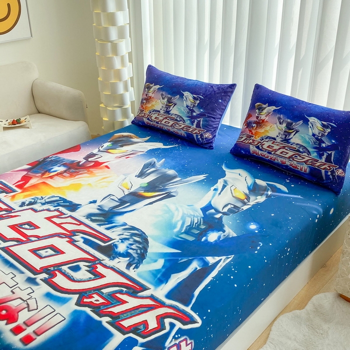 91家纺网 家纺一手货源 找家纺 一电 2025新款跨境电商床笠冬天德芙绒床笠单件加绒加厚绒床罩儿童学生宿舍床垫套床笠罩-系列二 赛罗