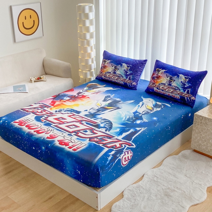 91家纺网 家纺一手货源 找家纺 一电 2025新款跨境电商床笠冬天德芙绒床笠单件加绒加厚绒床罩儿童学生宿舍床垫套床笠罩-系列二 赛罗