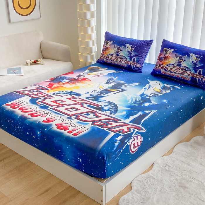 91家纺网 家纺一手货源 找家纺 一电 2025新款跨境电商床笠冬天德芙绒床笠单件加绒加厚绒床罩儿童学生宿舍床垫套床笠罩-系列二 赛罗