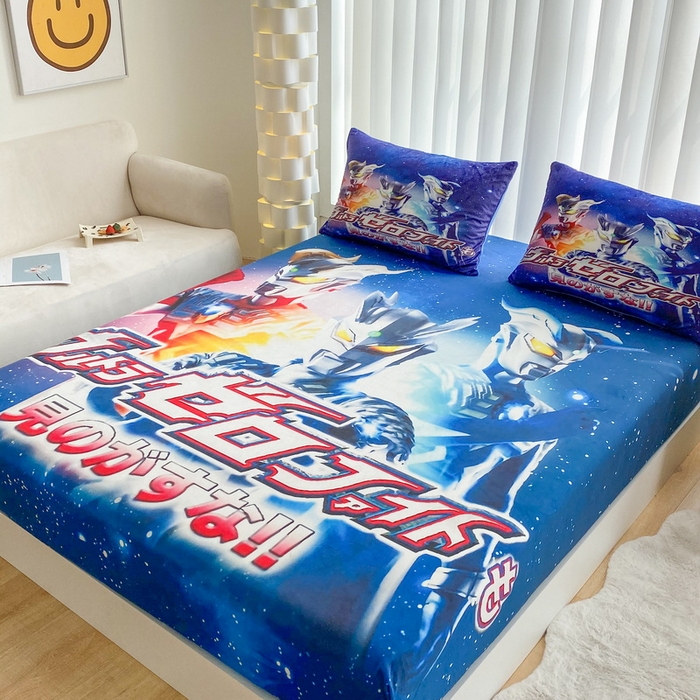 91家纺网 家纺一手货源 找家纺 一电 2025新款跨境电商床笠冬天德芙绒床笠单件加绒加厚绒床罩儿童学生宿舍床垫套床笠罩-系列二 赛罗