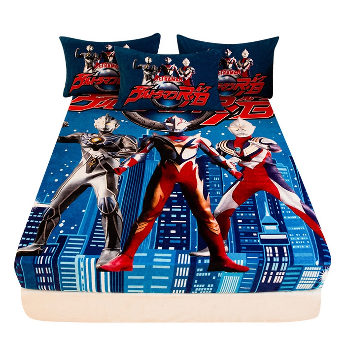 91家纺网 家纺一手货源 找家纺 （总）一电 2025新款卡通珊瑚绒床笠单件床罩冬季加厚牛奶绒床垫保护罩全包床单套-系列二