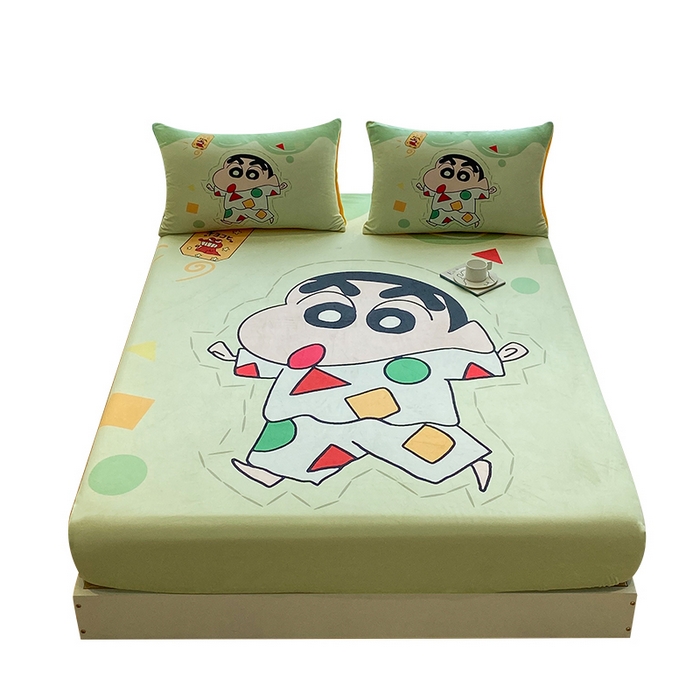 91家纺网 家纺一手货源 找家纺 一电 2025新款跨境电商床笠冬天德芙绒床笠单件加绒加厚绒床罩儿童学生宿舍床垫套床笠罩 小新