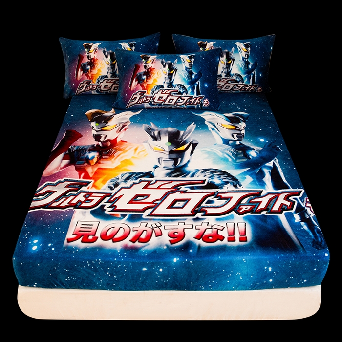 91家纺网 家纺一手货源 找家纺 一电 2025新款卡通珊瑚绒床笠单件床罩冬季加厚牛奶绒床垫保护罩全包床单套-系列二 赛罗