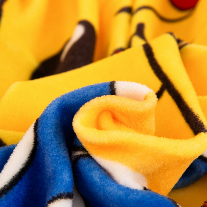 91家纺网 家纺一手货源 找家纺 一电 外贸2025新款卡通珊瑚绒床笠单件床罩冬季加厚牛奶绒床垫保护罩全包床单套 淘气皮卡丘