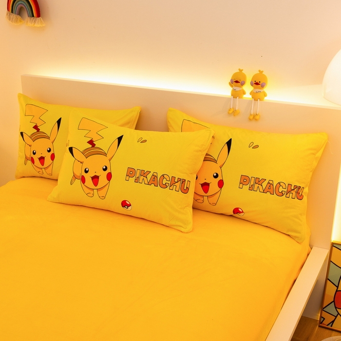 91家纺网 家纺一手货源 找家纺 （总）一电 2025外贸跨境电商儿童卡通床上四件套亲肤牛奶绒学生三件床单被套加大珊瑚宝宝卡通