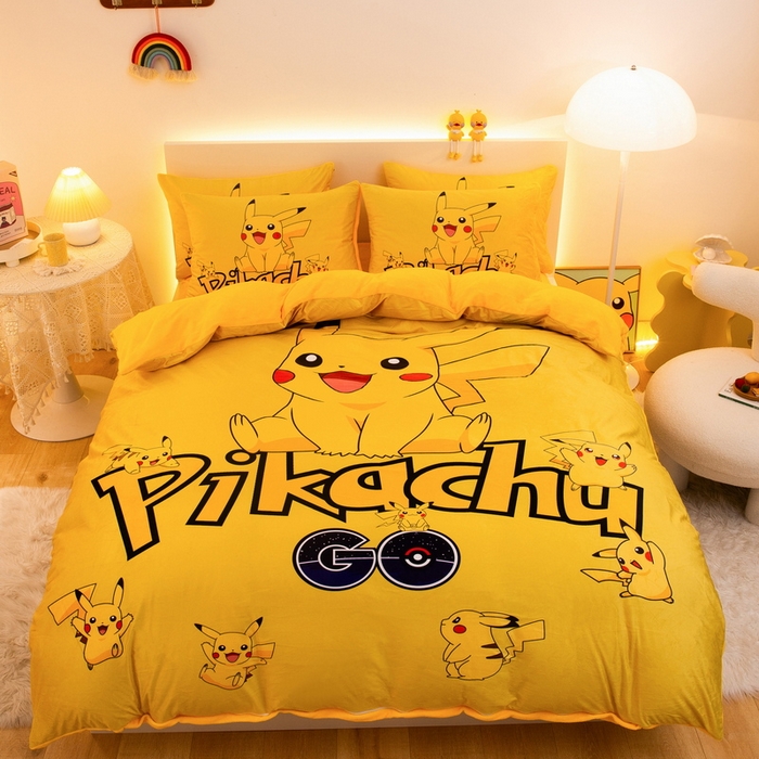 91家纺网 家纺一手货源 找家纺 （总）一电 2025外贸跨境电商儿童卡通床上四件套亲肤牛奶绒学生三件床单被套加大珊瑚宝宝卡通