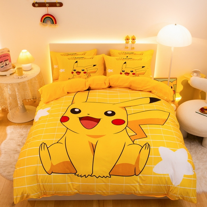 91家纺网 家纺一手货源 找家纺 （总）一电 2025外贸跨境电商儿童卡通床上四件套亲肤牛奶绒学生三件床单被套加大珊瑚宝宝卡通