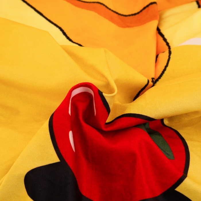 91家纺网 家纺一手货源 找家纺 一电 2025外贸跨境电商儿童卡通床上四件套亲肤牛奶绒学生三件床单被套加大珊瑚宝宝卡通 奔跑皮卡丘