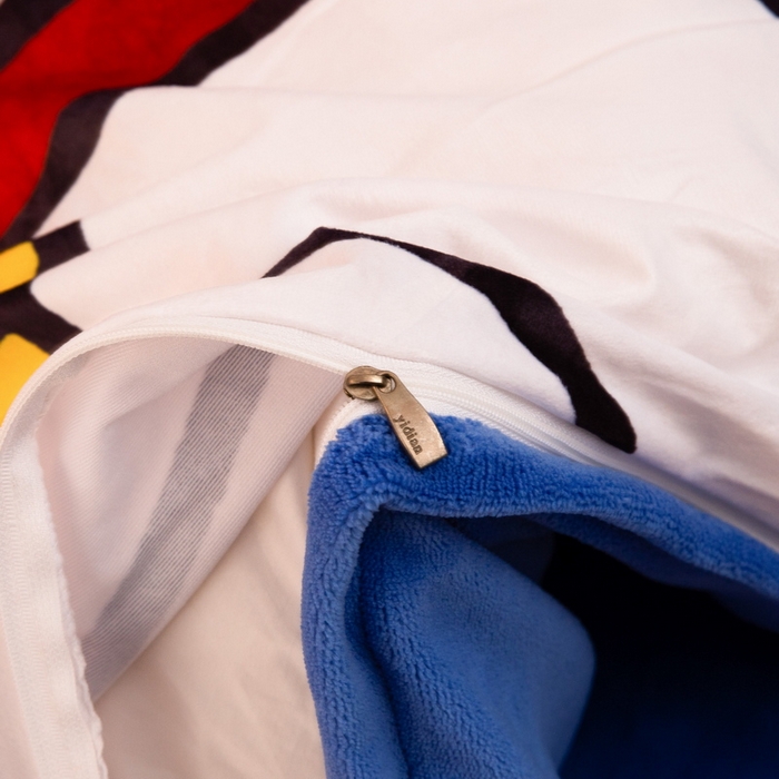 91家纺网 家纺一手货源 找家纺 一电 2025外贸跨境电商儿童卡通床上四件套亲肤牛奶绒学生三件床单被套加大珊瑚宝宝卡通 叮当快跑