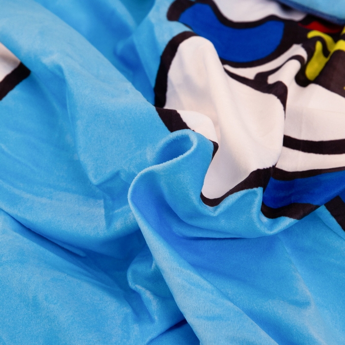 91家纺网 家纺一手货源 找家纺 一电 2025外贸跨境电商儿童卡通床上四件套亲肤牛奶绒学生三件床单被套加大珊瑚宝宝卡通 讲故事