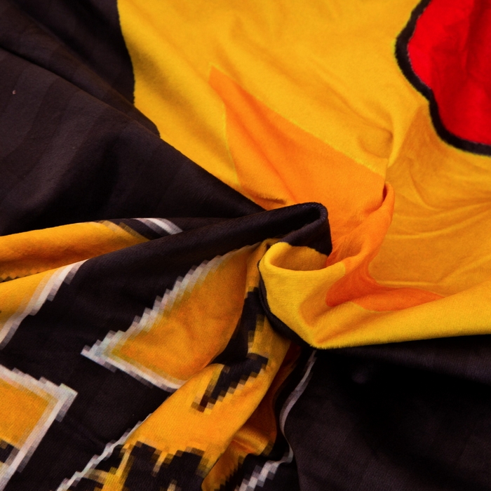 91家纺网 家纺一手货源 找家纺 一电 2025外贸跨境电商儿童卡通床上四件套亲肤牛奶绒学生三件床单被套加大珊瑚宝宝卡通 闪电皮卡丘