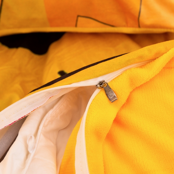 91家纺网 家纺一手货源 找家纺 一电 2025外贸跨境电商儿童卡通床上四件套亲肤牛奶绒学生三件床单被套加大珊瑚宝宝卡通 闪电皮卡丘