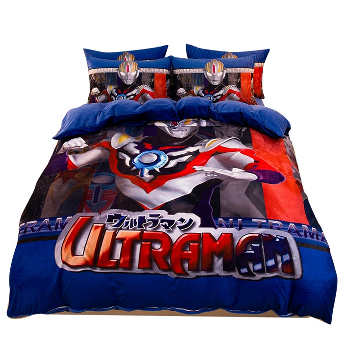 91家纺网 家纺一手货源 找家纺 一电 2025外贸跨境电商儿童卡通床上四件套亲肤牛奶绒学生三件床单被套加大珊瑚宝宝卡通2 欧布