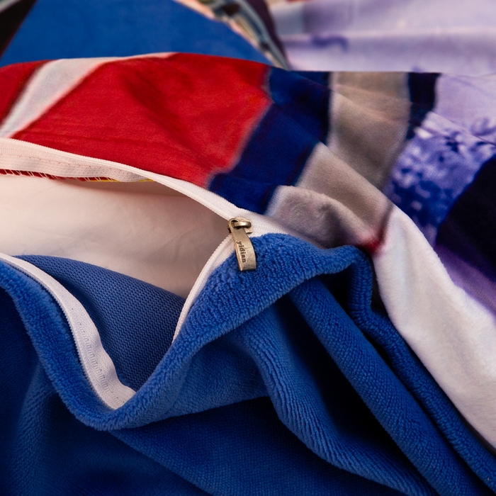 91家纺网 家纺一手货源 找家纺 一电 2025外贸跨境电商儿童卡通床上四件套亲肤牛奶绒学生三件床单被套加大珊瑚宝宝卡通2 奥特家族