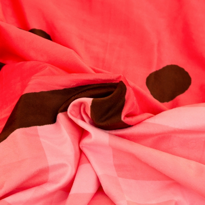 91家纺网 家纺一手货源 找家纺 一电 2025外贸跨境电商儿童卡通床上四件套亲肤牛奶绒学生三件床单被套加大珊瑚宝宝卡通单被套 草莓动物