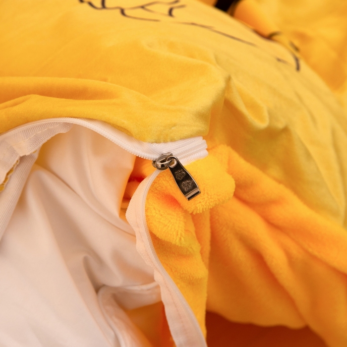 91家纺网 家纺一手货源 找家纺 一电 2025外贸跨境电商儿童卡通床上四件套亲肤牛奶绒学生三件床单被套加大珊瑚宝宝卡通单被套 皮卡丘家族