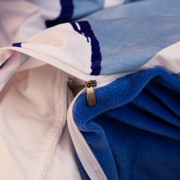 91家纺网 家纺一手货源 找家纺 一电 2025外贸跨境电商儿童卡通床上四件套亲肤牛奶绒学生三件床单被套加大珊瑚宝宝卡通3 奶茶小熊