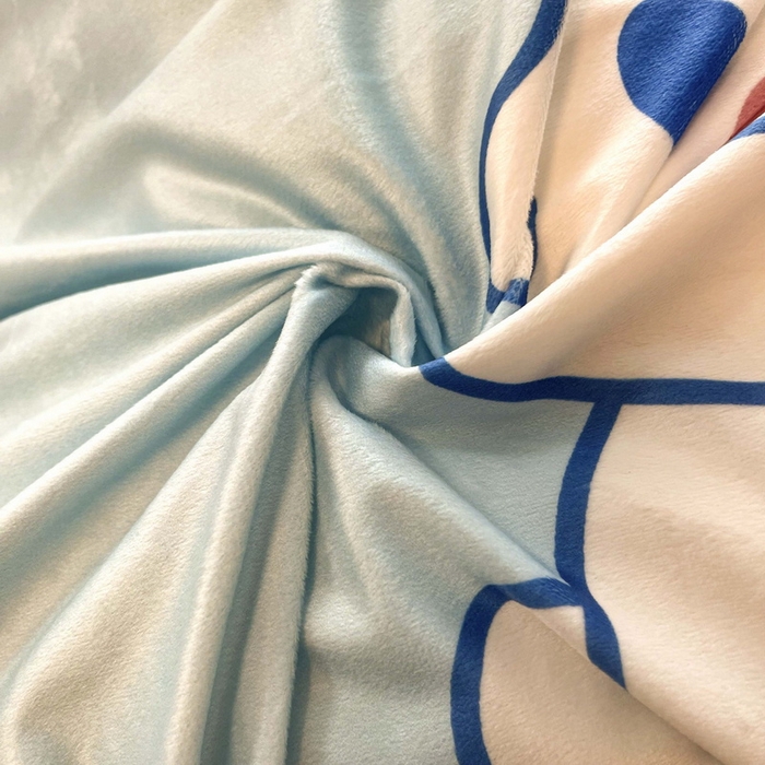 91家纺网 家纺一手货源 找家纺 一电 2025外贸跨境电商儿童卡通床上四件套亲肤牛奶绒学生三件床单被套加大珊瑚宝宝卡通3 小熊玉桂狗