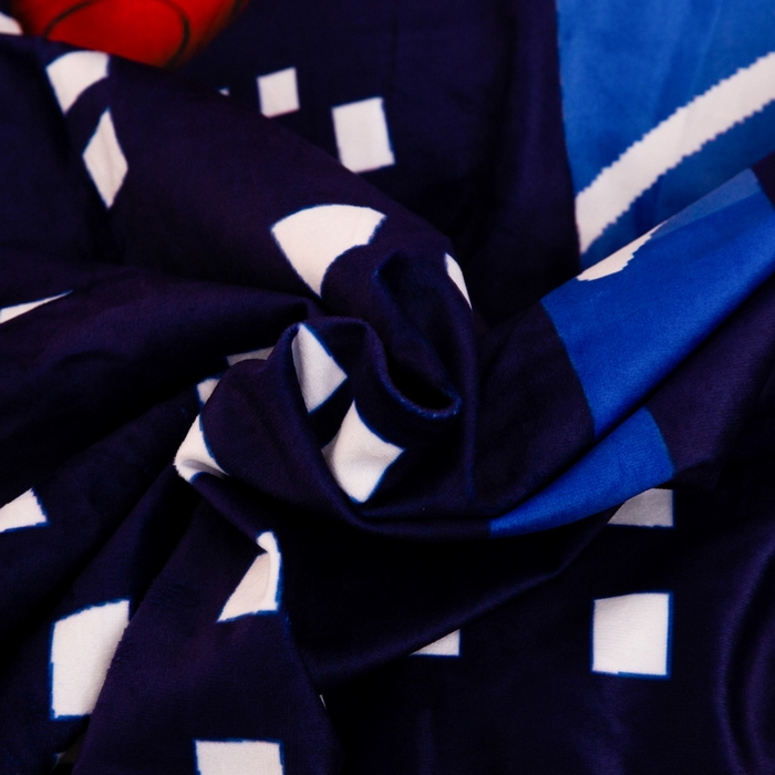 91家纺网 家纺一手货源 找家纺 一电 2025外贸跨境电商儿童卡通床上四件套亲肤牛奶绒学生三件床单被套加大珊瑚宝宝卡通单被套 蜘蛛侠