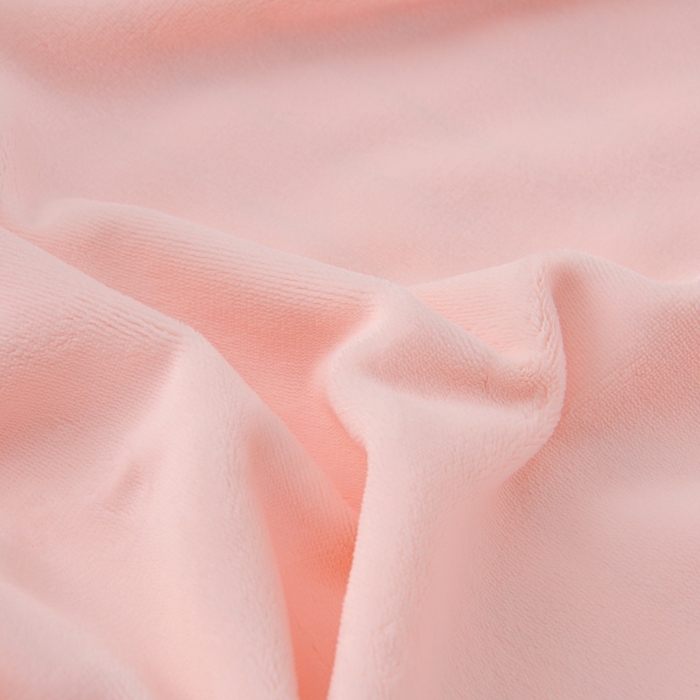 91家纺网 家纺一手货源 找家纺 优家居 2025新款240克高克重牛奶绒韩版刺绣花牛奶绒夹棉床盖四件套 栀子花-浅粉