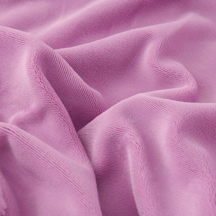 91家纺网 家纺一手货源 找家纺 优家居 2025新款240克高克重牛奶绒韩版刺绣花牛奶绒夹棉床盖四件套 栀子花-紫色