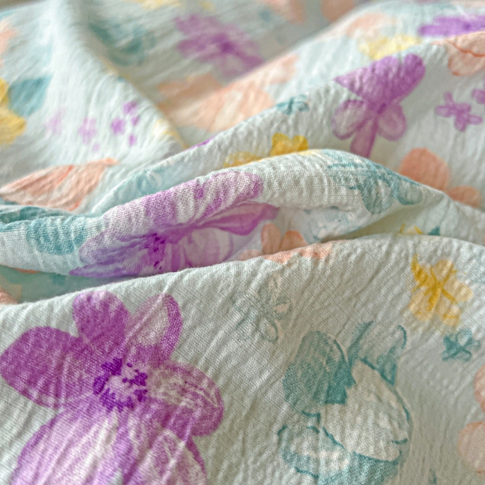 91家纺网 家纺一手货源 找家纺 仟网汇 2025新款古法水洗棉小布袋四件套 艾薇